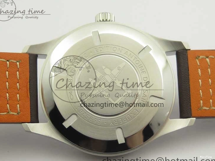 MIROTIME 0709 Practical MARK XVIII ANTOINE DE SAINT EXUPÉRY IW327003 SS MKS 1:1 Best Edition on Brown Leather MIYOTA 7193
